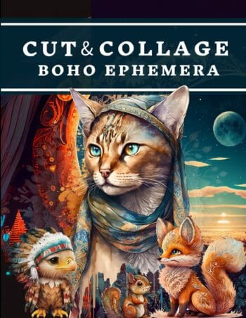 Cut and Collage Boho Ephemera Book