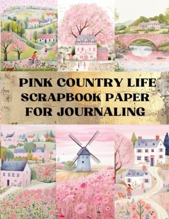 Pink Country Life Scrapbook Paper