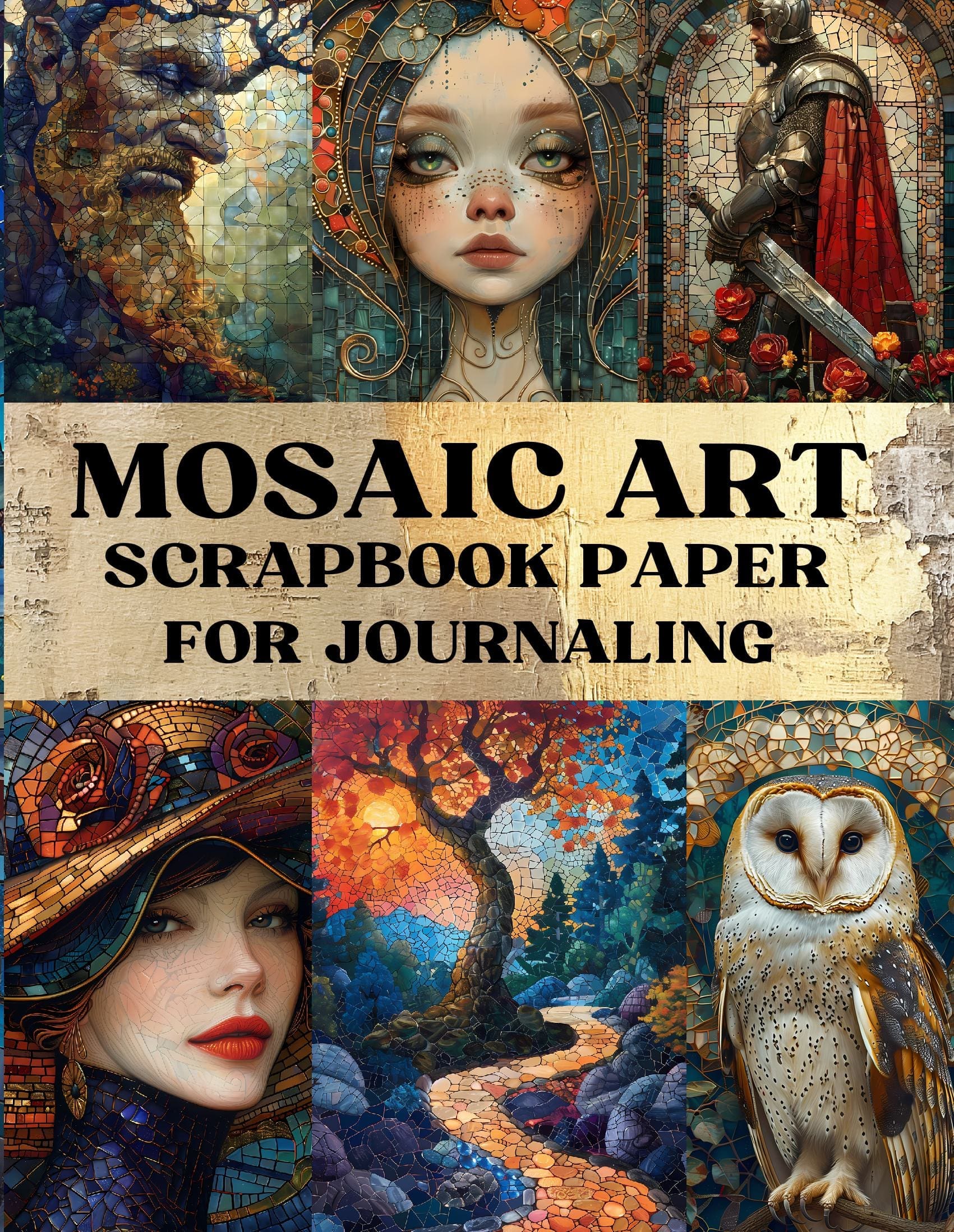 Mosaic Art Scrapbook Paper