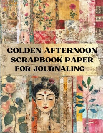 Golden Afternoon Scrapbook Paper