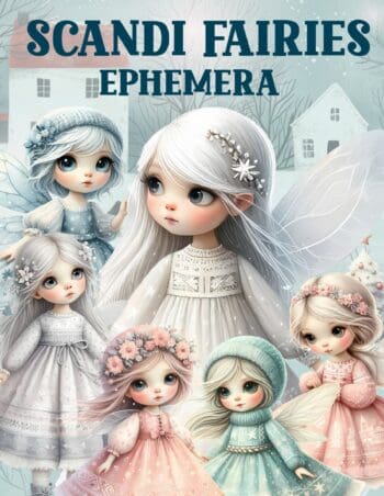 Scandi Fairies Ephemera Book