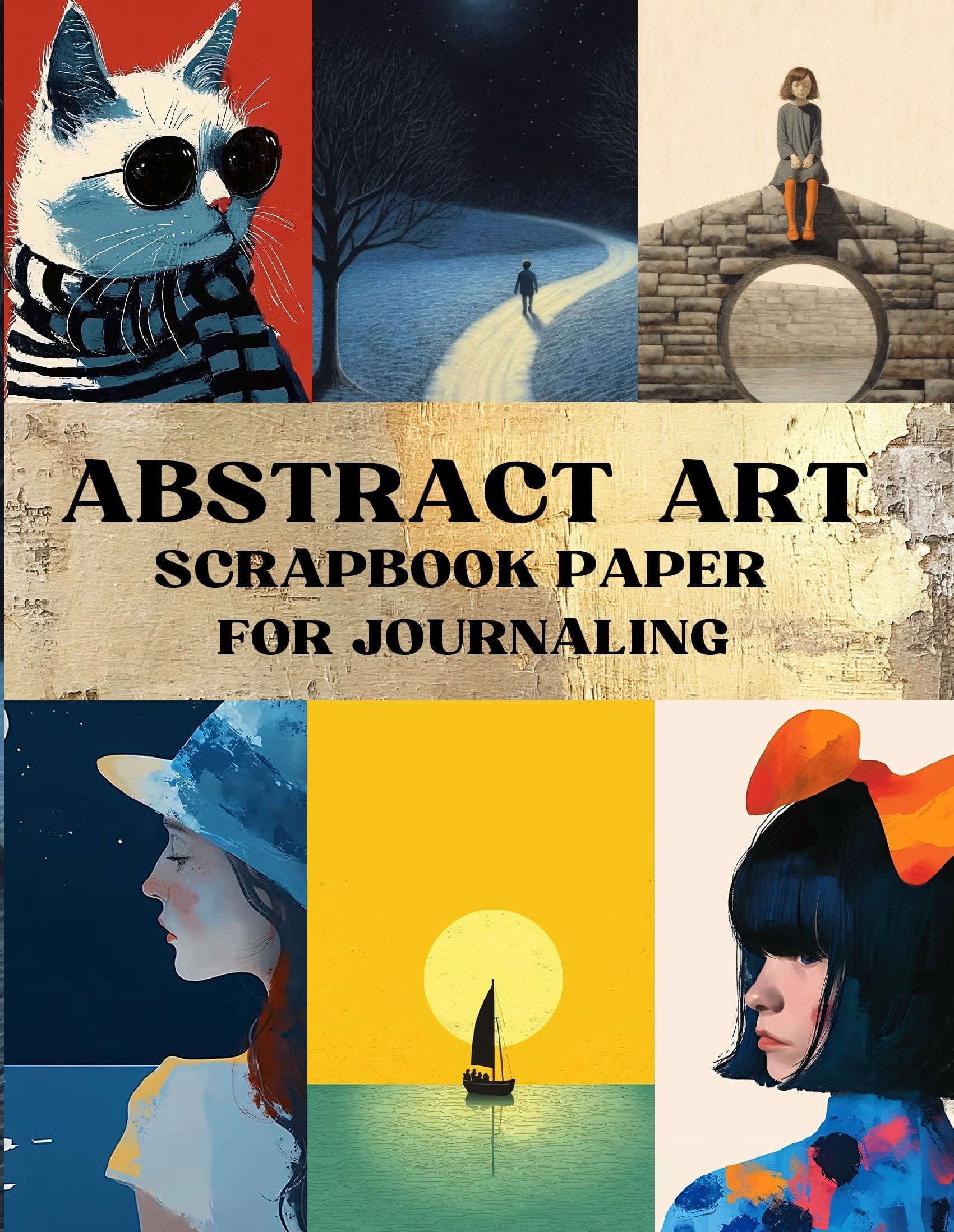 Abstract Art Scrapbook Paper