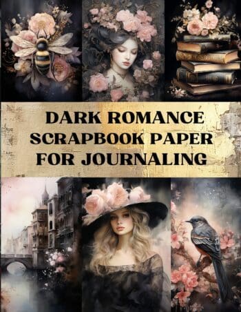 Dark Romance Scrapbook Paper