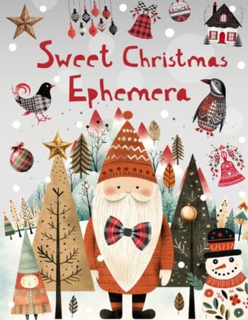Sweet Christmas Ephemera Book