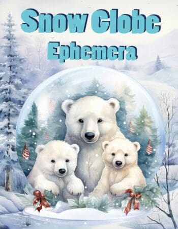 Snow Globe Ephemera Book