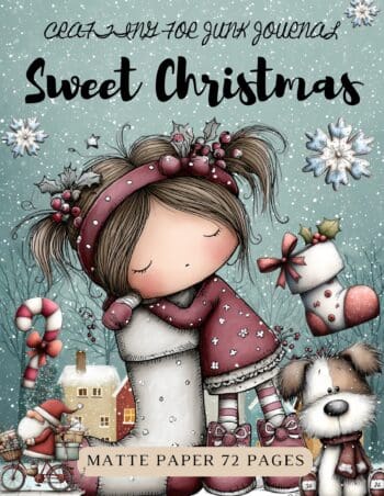 Crafting for Junk Journals Sweet Christmas Ephemera Book