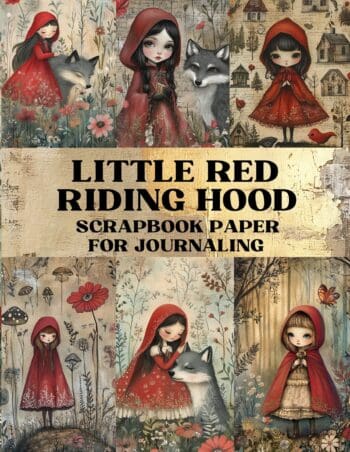 Little Red Riding Hood Scrapbook Paper