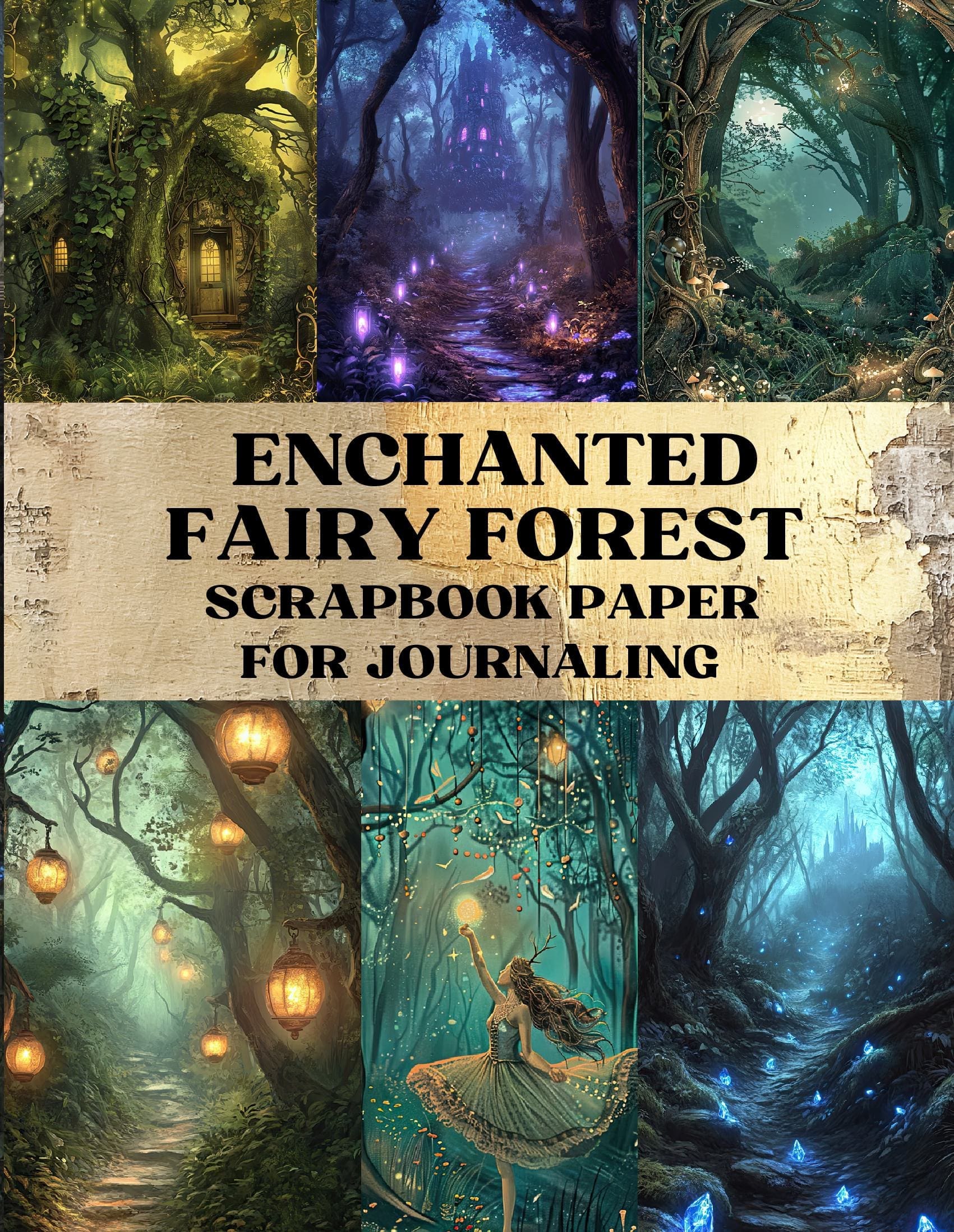 Enchanted Fairy Scrapbook Paper