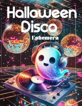 Halloween Disco Ephemera Book