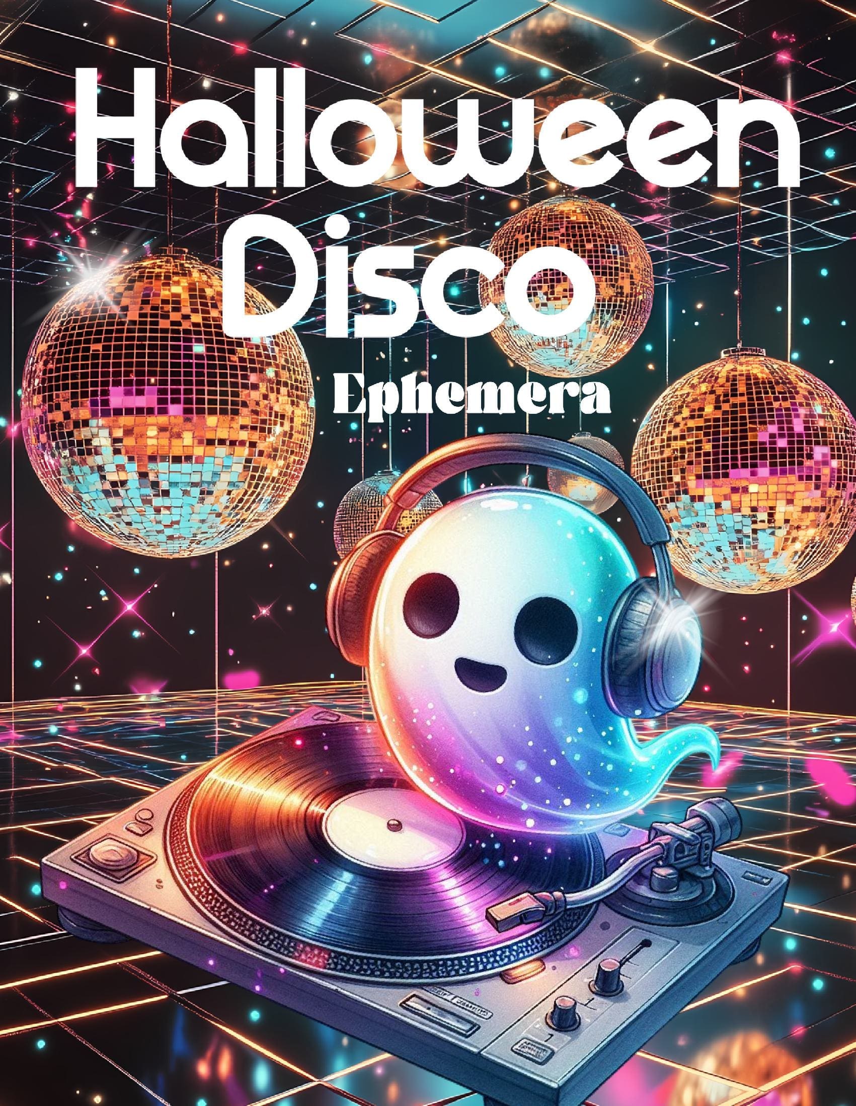 Halloween Disco Ephemera Book