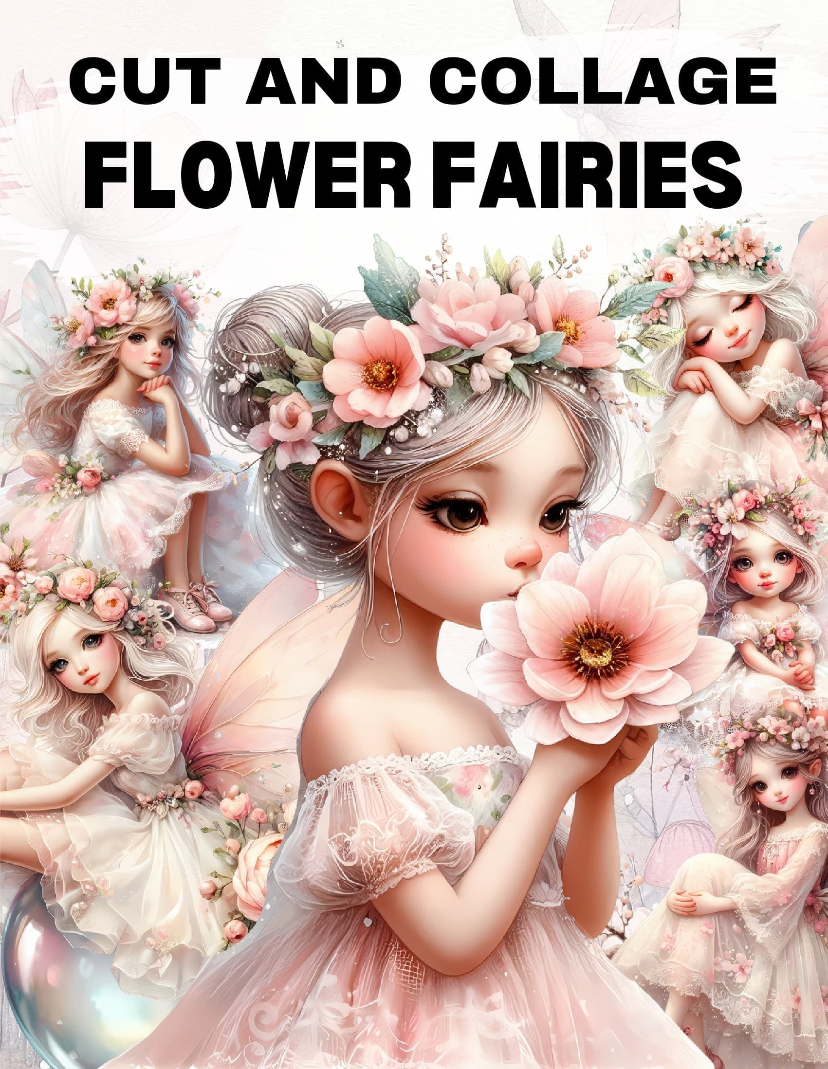 Flower Fairies Cut and Collage Book