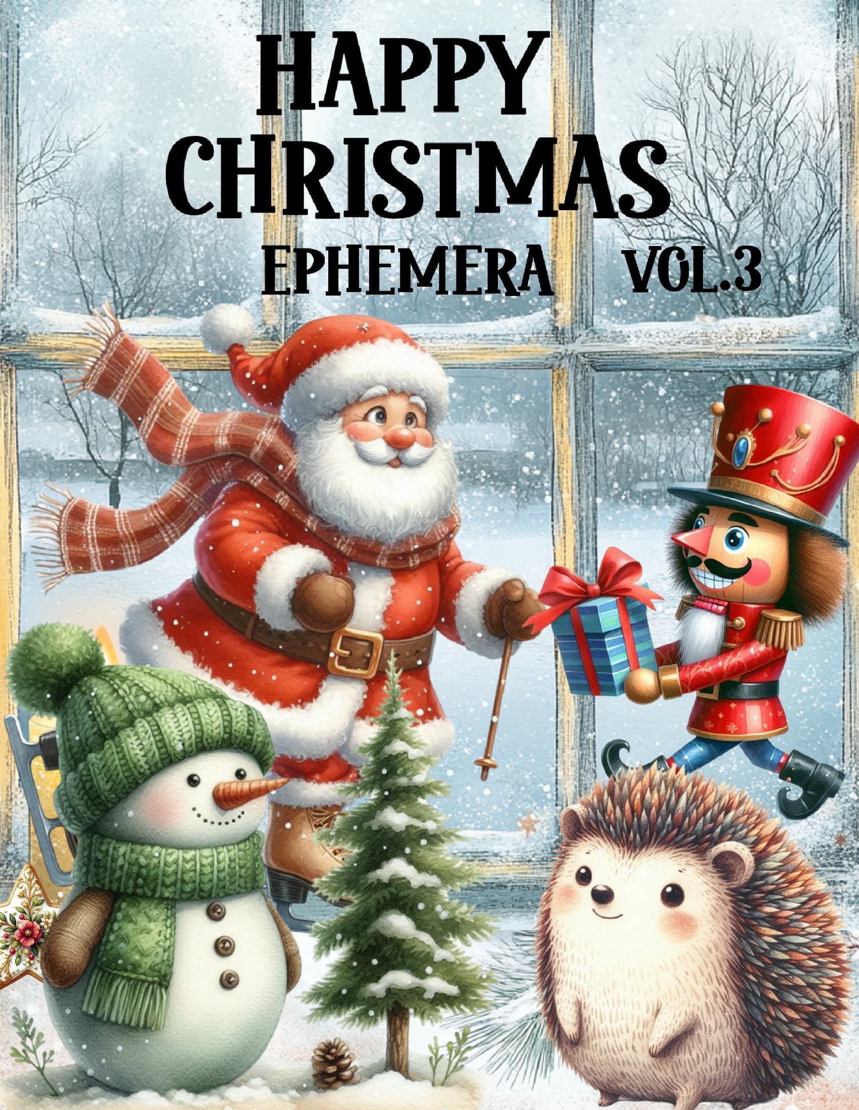 Happy Christmas Ephemera Book Vol.3