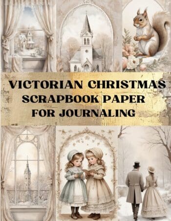 Victorian Christmas Scrapbook Paper