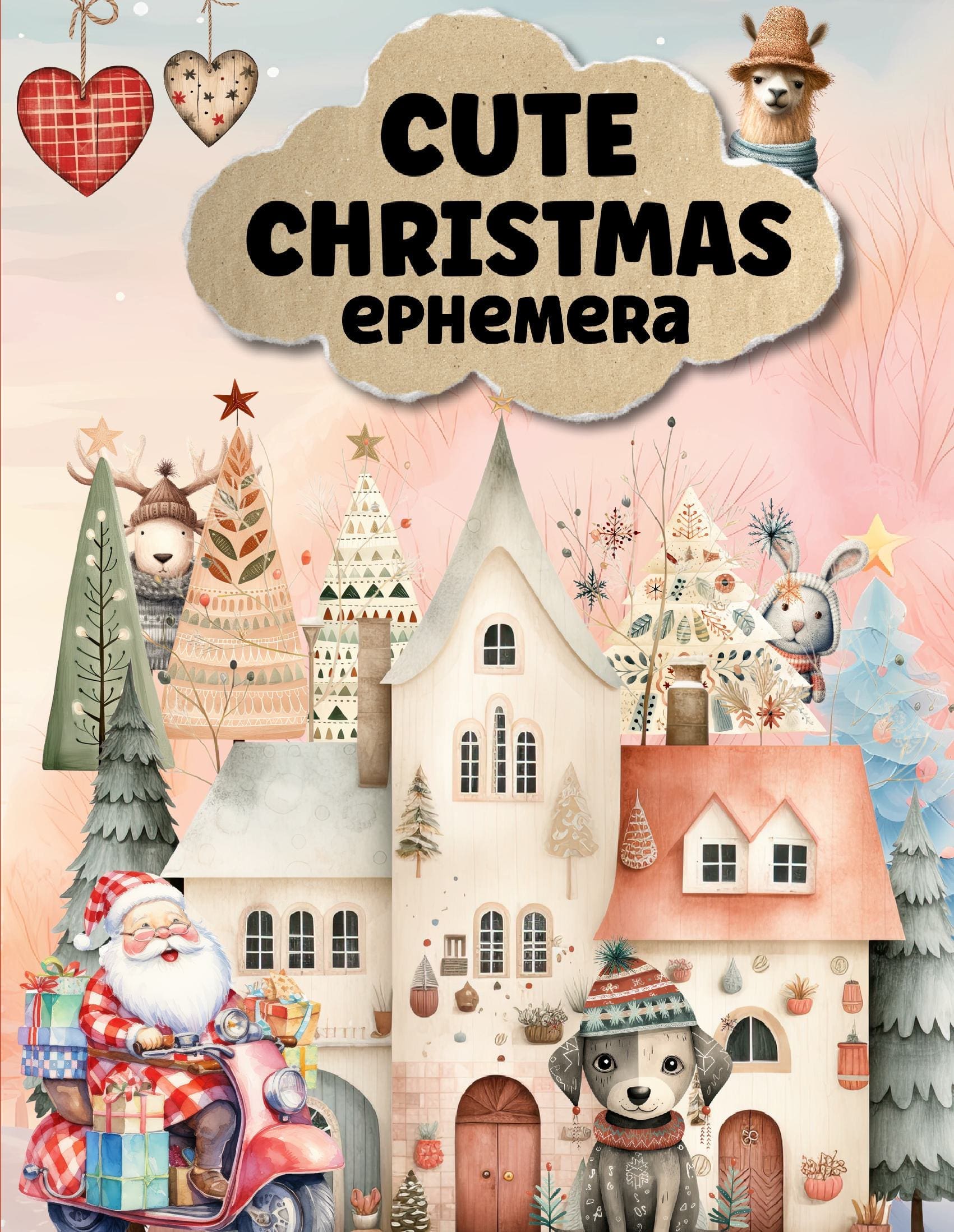 Cute Christmas Ephemera Book