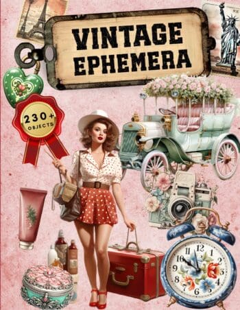 Vintage Ephemera Book