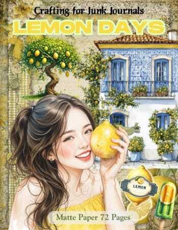 Crafting for Junk Journals Lemon Days Ephemera Book