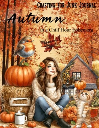 Crafting for Junk Journals Autumn in a Chill Hour Ephemera Book
