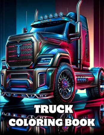 Truck Coloring Book