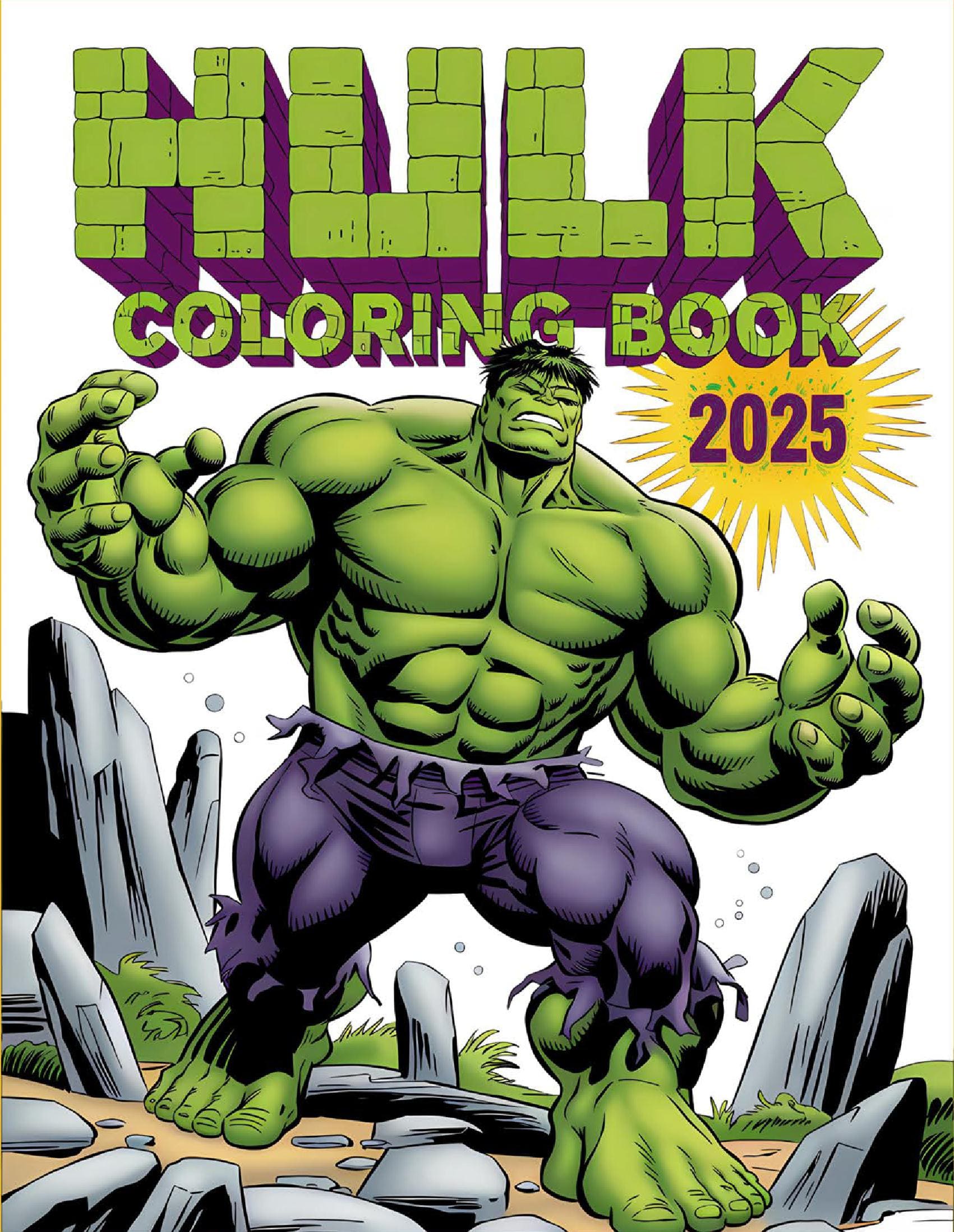 HULK Coloring Book