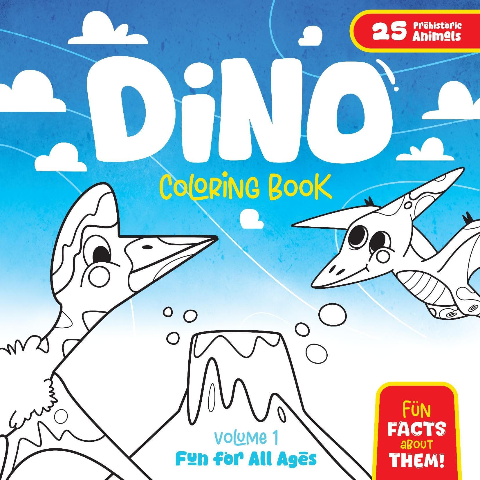 Dino Coloring Book – Volume 1