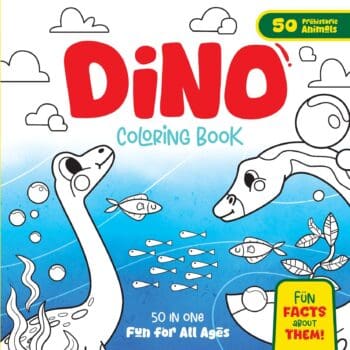 Dino Coloring Book – 50 in One