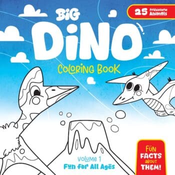 Big Dino Coloring Book – Volume 1