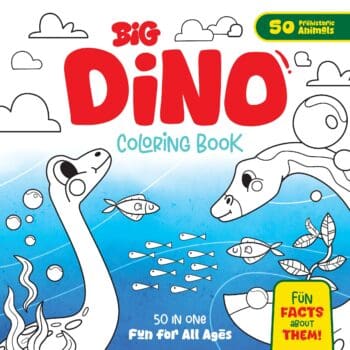 Big Dino Coloring Book - 50 in One