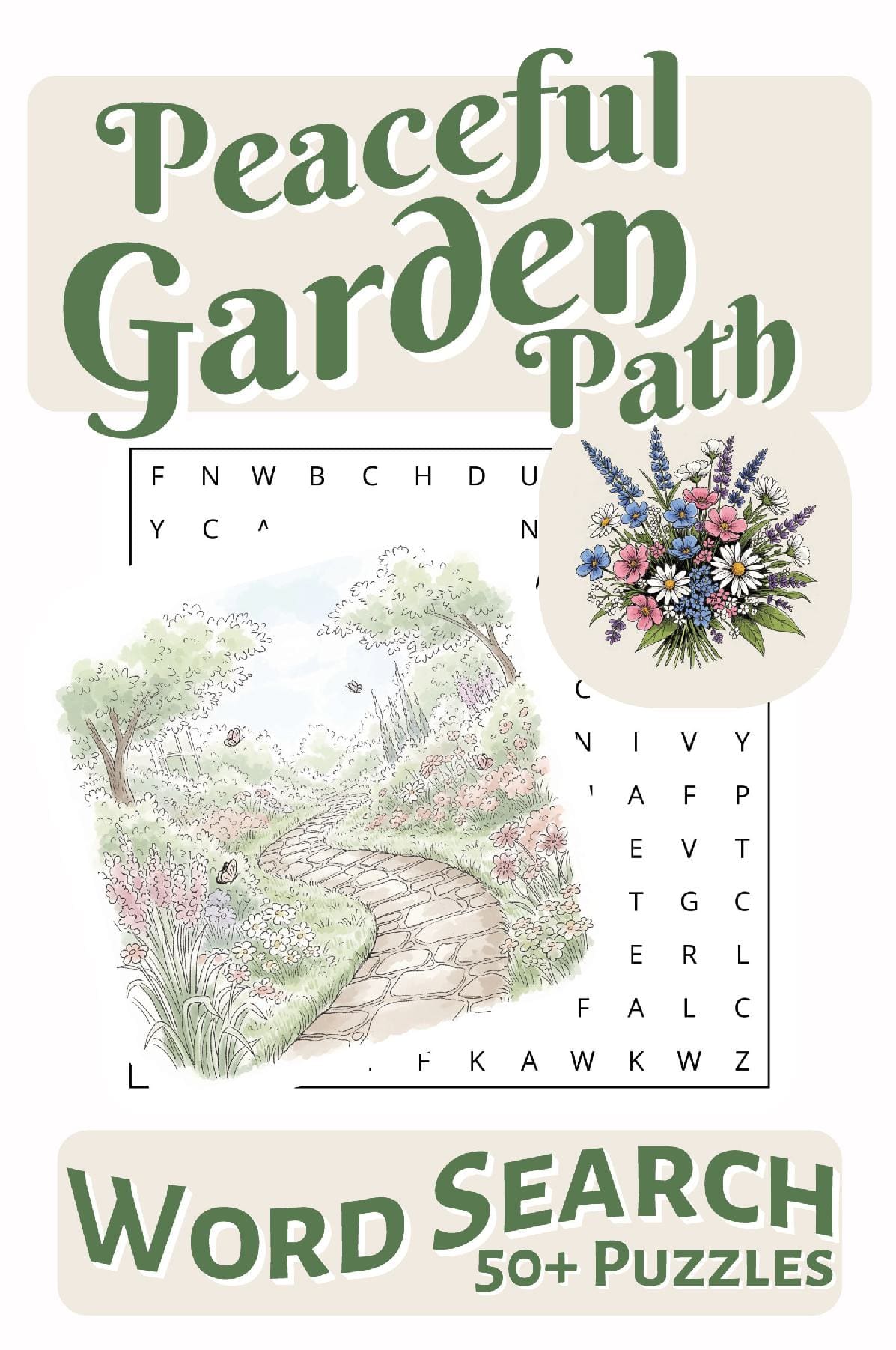 Peaceful Garden Path Word Search