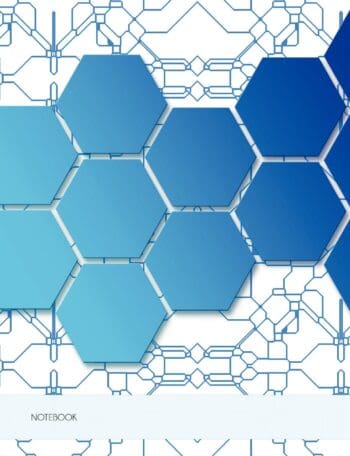 Hexagonal Notes Study System, Blue