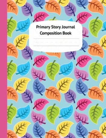 Bright Leaves Primary Story Journal Composition Book