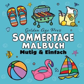 Sommertage Mutig & Einfach Malbuch