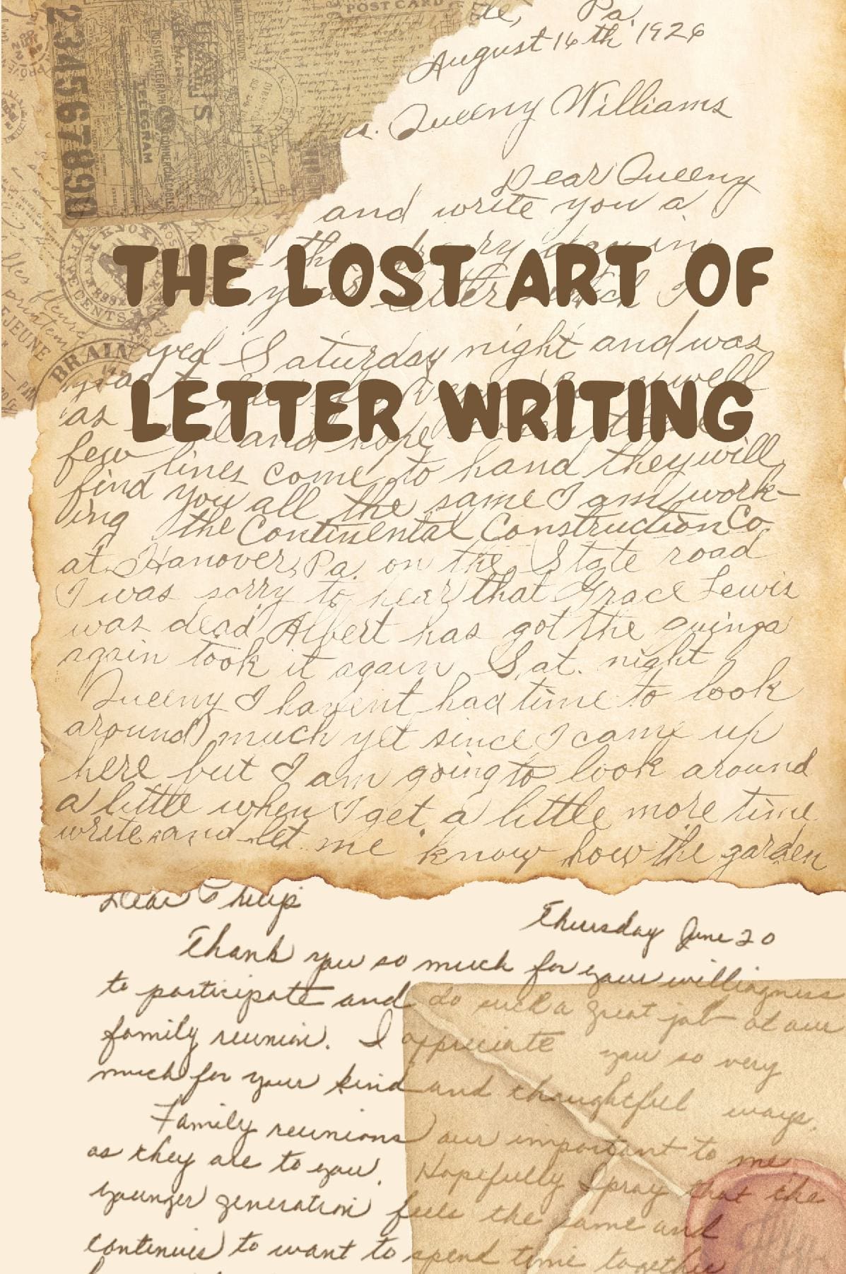 The Lost Art of Letter Writing