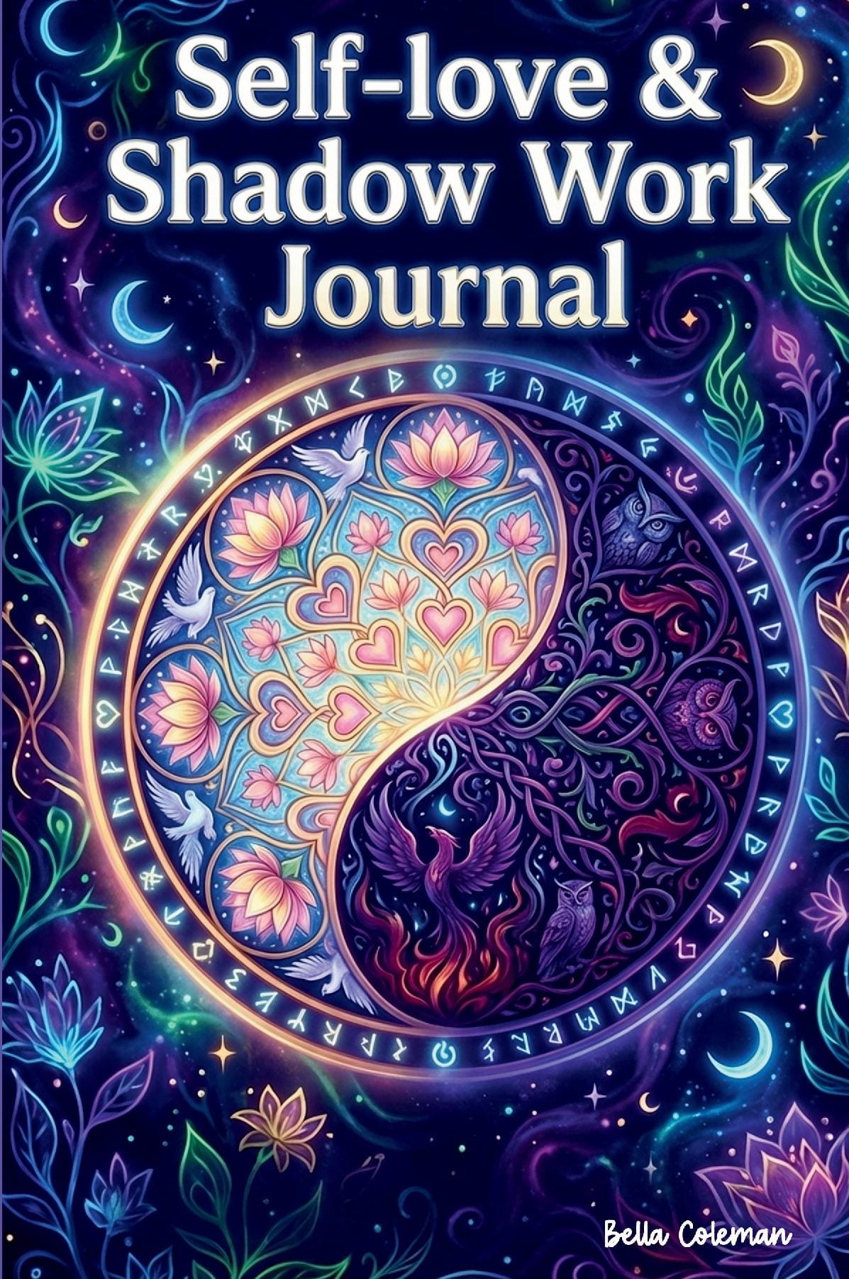Self-Love & Shadow Work Journal: 50 Guided Prompts for Healing, Self-Discovery, Emotional Growth, and Inner Reflection (2-Part Personal Growth Journal)