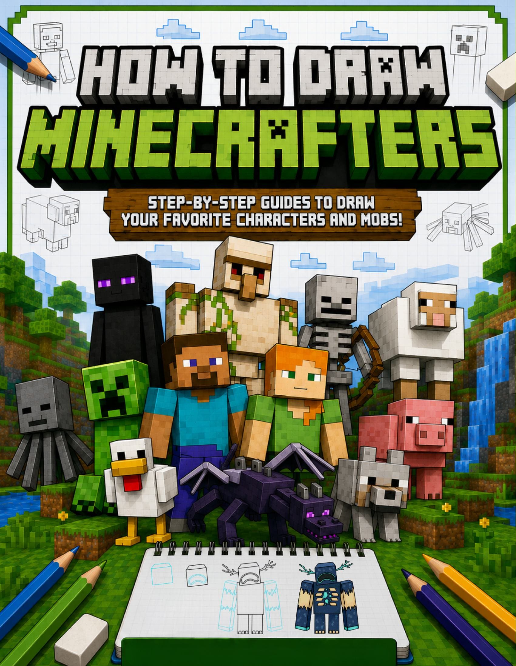 HOW TO DRAW MINECRAFTERS