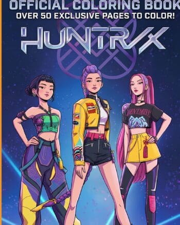 HUNTR/X Coloring Book – 50+ Exclusive Pages