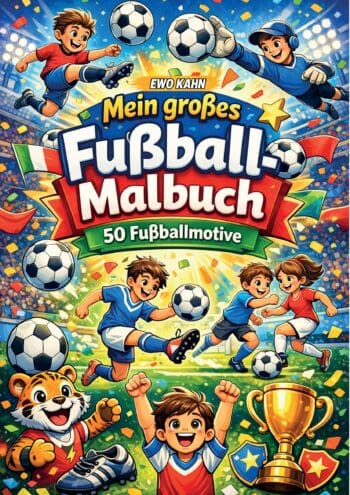 Mein großes Fußball-Malbuch