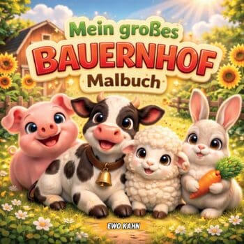 Mein großes Bauernhof-Malbuch