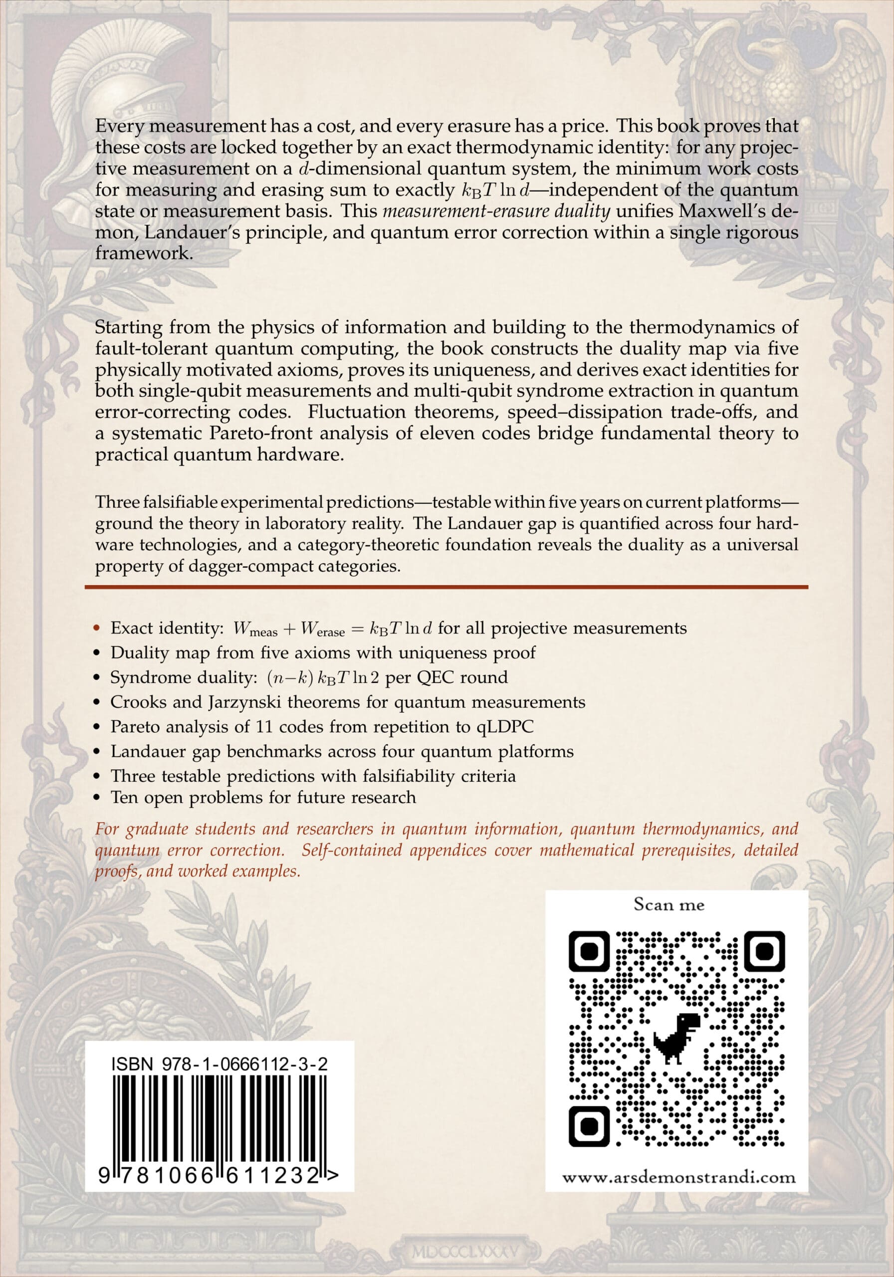 The Measurement-Erasure Duality: From Landauer's Principle to Quantum Error Correction