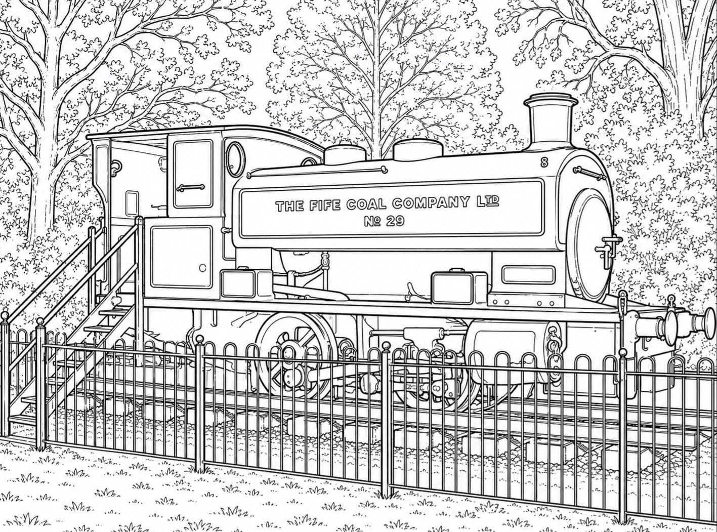 Discover & Colour: Dunfermline