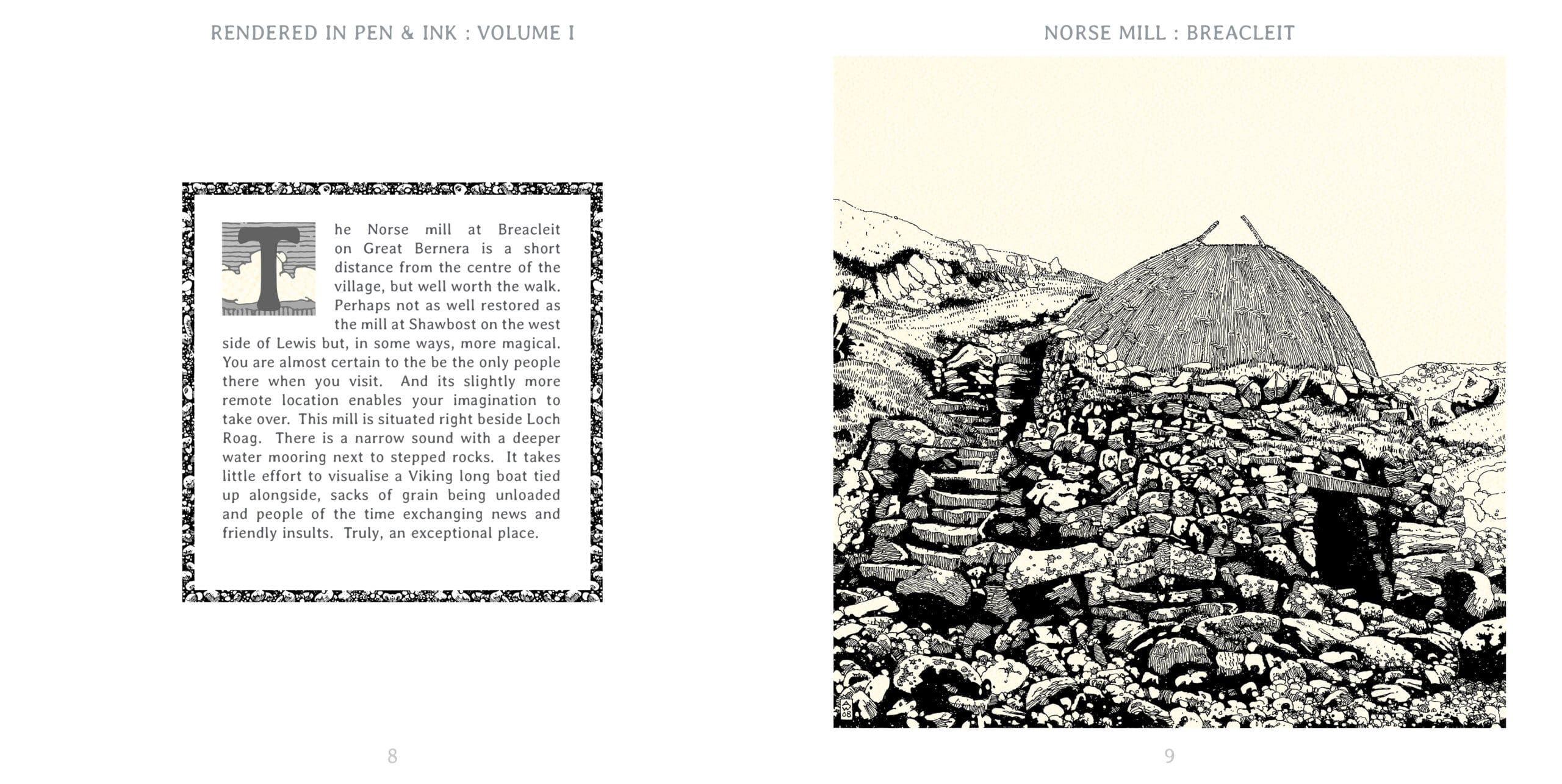 RENDERED IN PEN & INK VOLUME 1 DJ