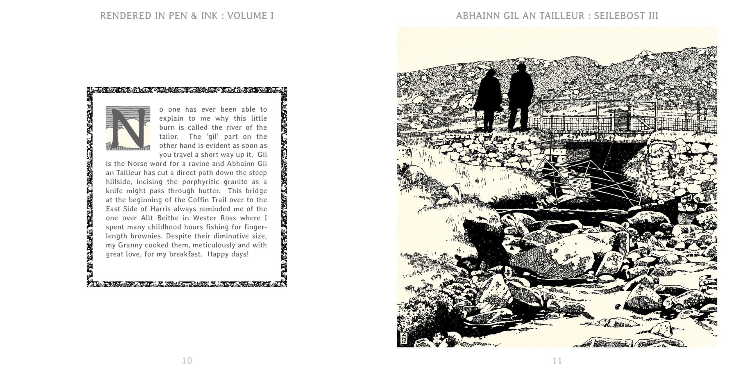 RENDERED IN PEN & INK VOLUME 1 DJ