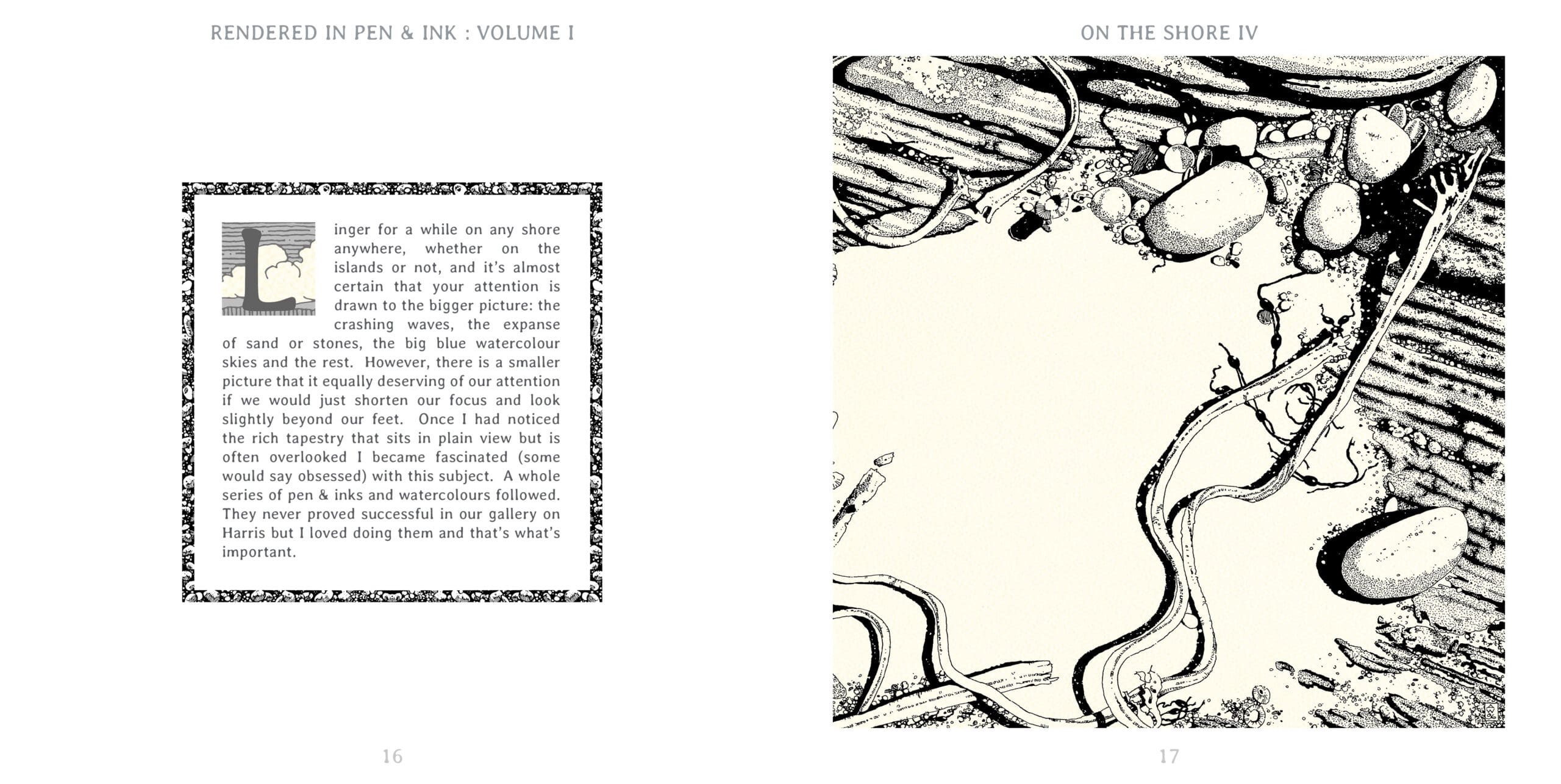 RENDERED IN PEN & INK VOLUME 1 DJ