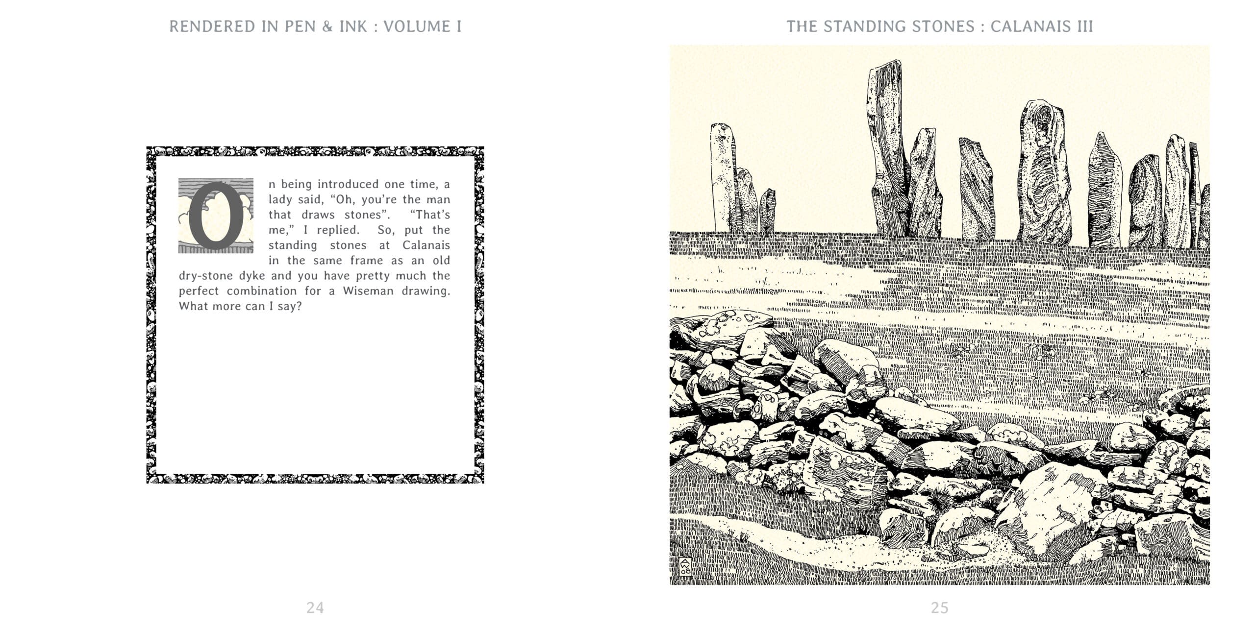 RENDERED IN PEN & INK VOLUME 1 DJ