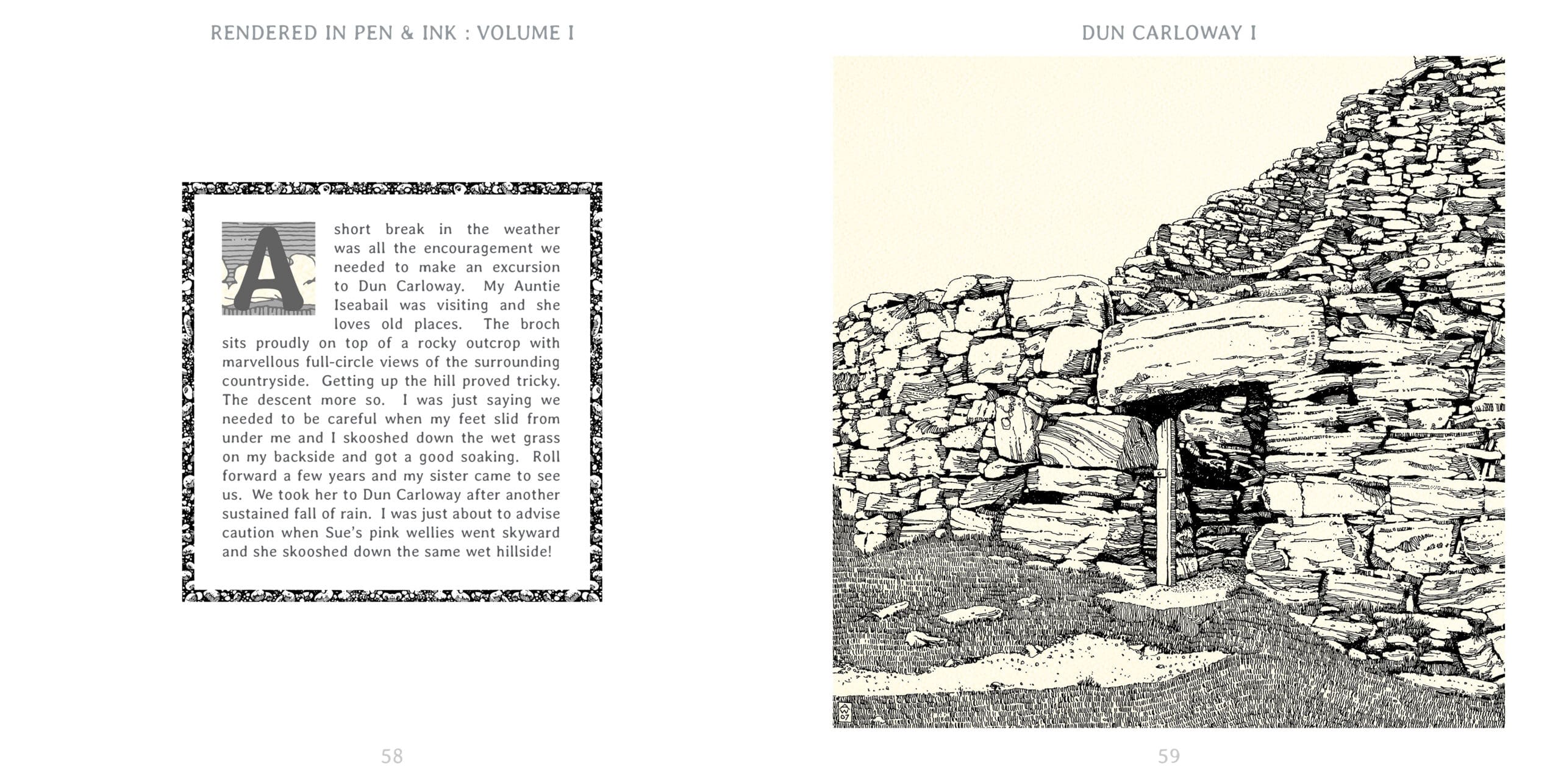 RENDERED IN PEN & INK VOLUME 1 DJ