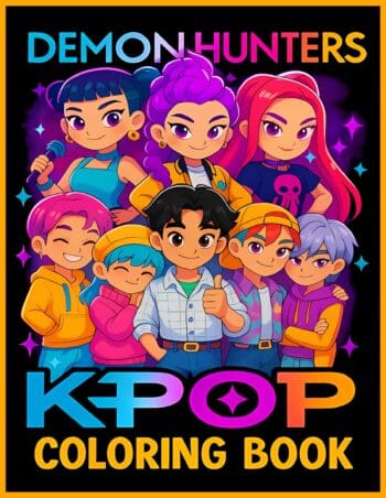 K-Pop Demon Hunters Coloring Book