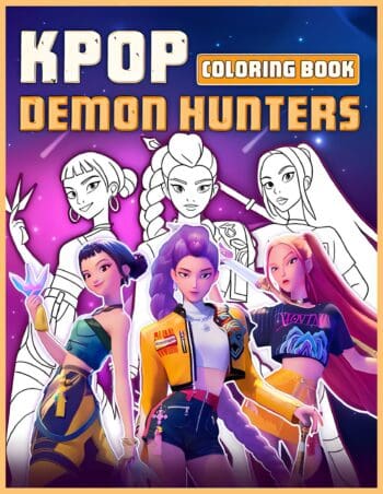 KPop Demon Hunters Coloring Book