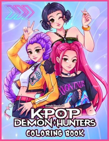 K-Pop Demon Hunters Coloring book