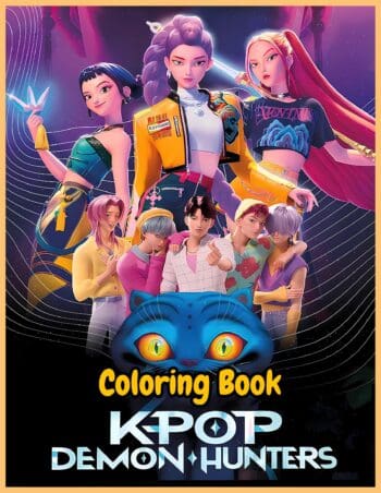 K-Pop Demon Hunters Coloring Book