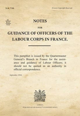 SS728_Guidance of Officers of the Labour Corps in France