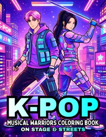 K-POP Musical Warriors Coloring Book: On Stage & Streets